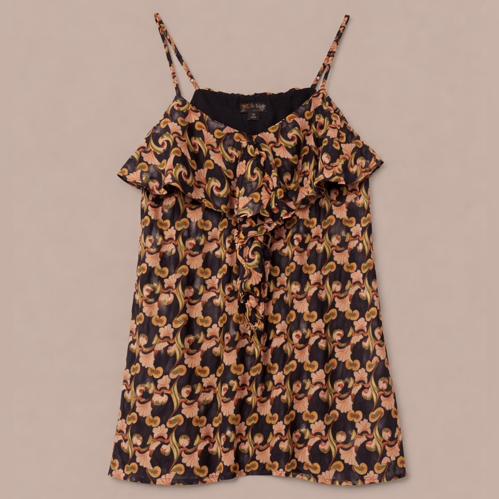 The Webster at Target Miami Ruffle Cami Paisley Print Size M